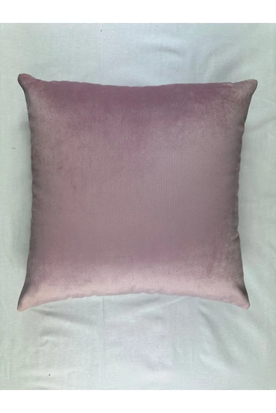 HHKARTS Fermuarlı Kadife Kırlent Kılıfı 40x40 - Resim 3