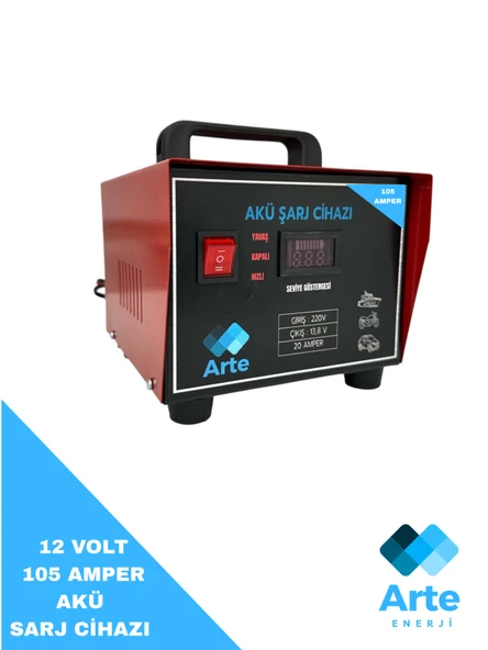ARTE AKÜ ŞARJ CİHAZI 12 VOLT 105 AMPER - 4
