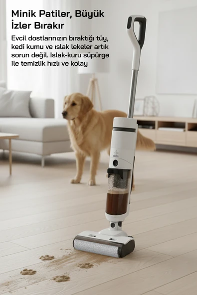 Sinbo SFC-4103 Islak-Kuru Yüzey Temizleyici-Beyaz - 5