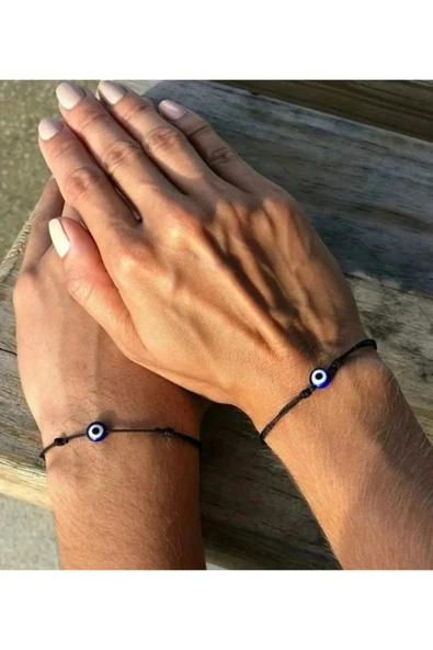 BAE ATOLYE 2’li Nazar Boncuklu Sevgili Bilekliği ürün görseli