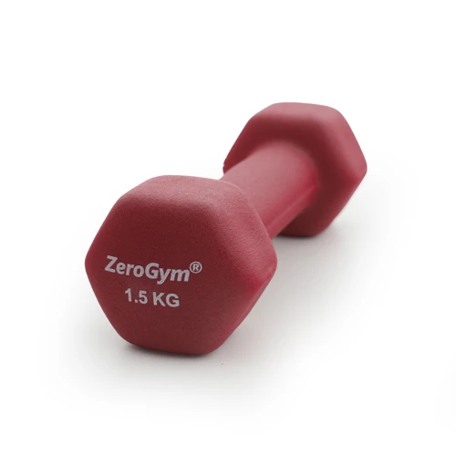 Zerogym Neopren Kaplı İçi Demir Dambıl 1,5 kg Mor 1 Adet