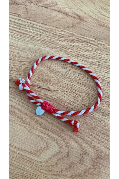 BAE ATOLYE Marteniçka Ip Bileklik - Kalp - Resim 2