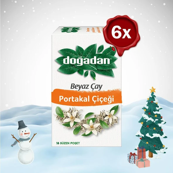 Doğadan Yılbaşı Paketi Beyaz Çay Portakal Çiçeği 34 G 18 'Li x 6 ürün görseli