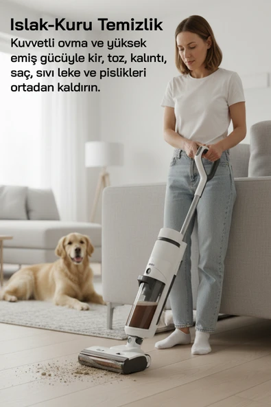 Sinbo SFC-4103 Islak-Kuru Yüzey Temizleyici-Beyaz - 4