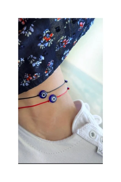 BAE ATOLYE Nazar Boncuklu Ikili Halhal ürün görseli