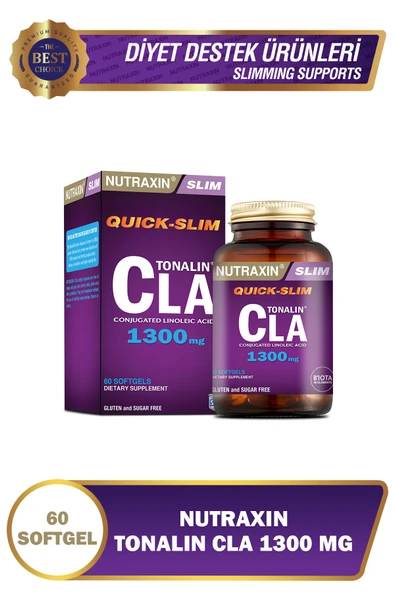 NUTRAXIN CLA 1300 MG 60 SOFTGEL ürün görseli 1