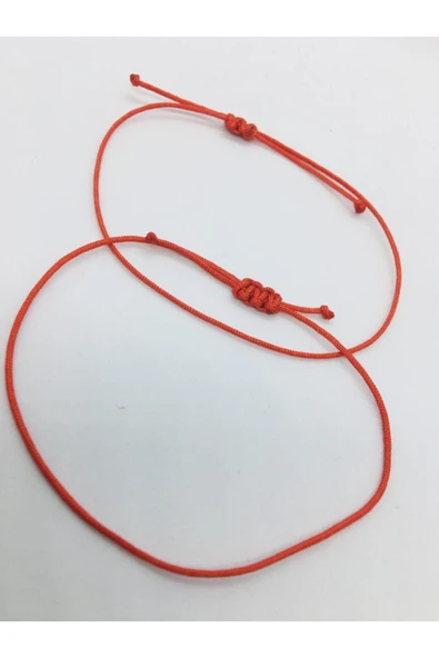 Taşcenneti 3K 2’li Kırmızı Şans Bilekliği ürün görseli