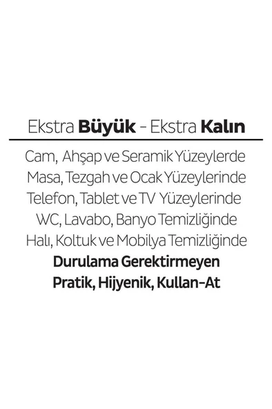 Sleepy Easy Clean Lilyum Buketi Yüzey Temizlik Havlusu&Mendili 100 Yaprak - Resim 5