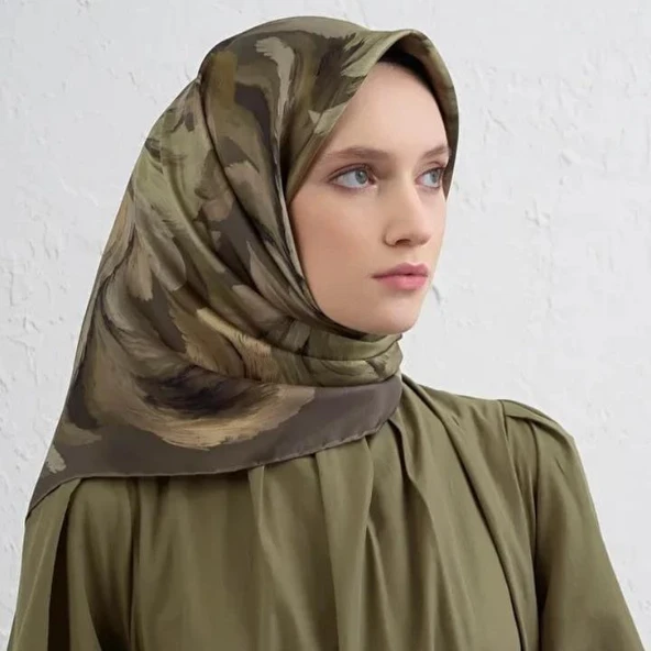 Armine E25KA9423D01 86 Saf İpek Eşarp - Resim 2