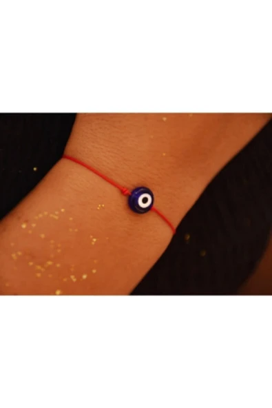 biconsept Nazar Boncuklu Kırmızı Ip Bileklik ürün görseli