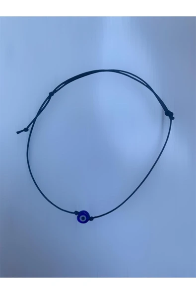 BAE ATOLYE Cam Nazar Boncuklu Ip Bileklik - Resim 2