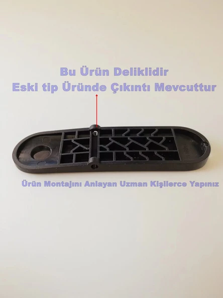 Arnica FL Sofa Hazne Kilit Mandalı GÜMÜŞ Renk (Yeni Tip Delikli Orjinal Ürün) - 2