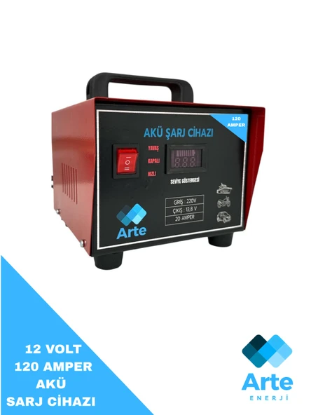 ARTE AKÜ ŞARJ CİHAZI 12 VOLT 120 AMPER - 4