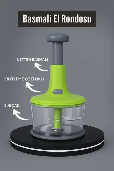 Üstten Basmalı Pratik El Rondosu - 6