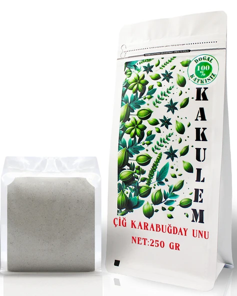 KAKULEM GLUTENSİZ SERTİFİKALI Çiğ Karabuğday Unu 250 GR Greçka Unu ürün görseli