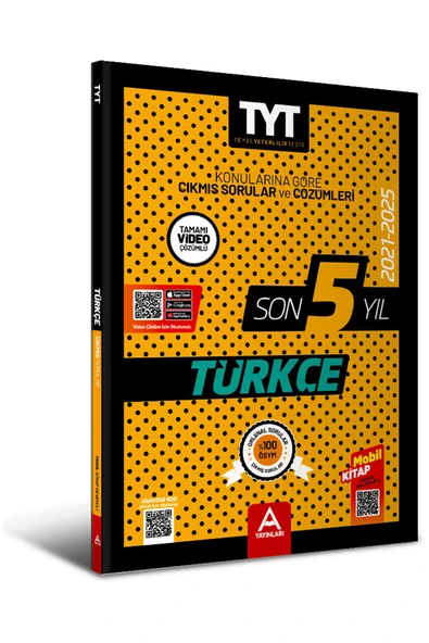 Son 5 Yıl TYT Türkçe Çıkmış Sorular 2021-2025 ürün görseli 1
