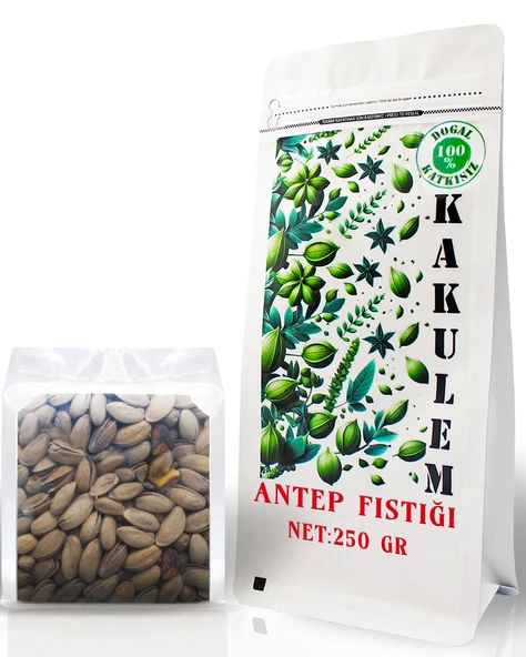 KAKULEM SERTİFİKALI Ana Çıtlak Kavrulmuş Antep Fıstığı 250 GR ürün görseli