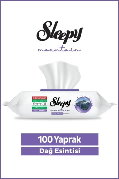 Sleepy Mountain Yüzey Temizlik Havlusu&Mendili Dağ Esintisi 100 Yaprak - 1