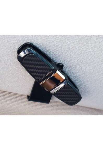 Araç İçi Çift Taraflı Gözlük ve Kart Tutucu Klips – Pratik Düzenleyici Araç Aksesuarı - 5