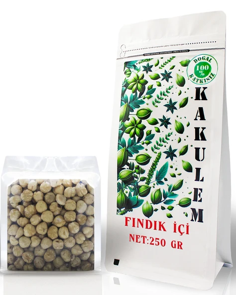 KAKULEM SERTİFİKALI Çifte Kavrulmuş Fındık 250 GR