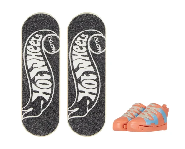 Hot Wheels Skate Retro Temalı Ikili Parmak Kaykay ve Ayakkabı - Model 2 - 3