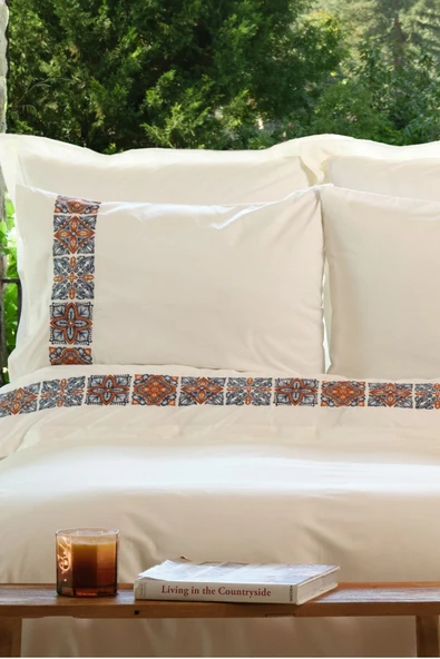 Karaca Home Fleur Multi Tek Kişilik Nakışlı Nevresim Takımı  - Resim 3