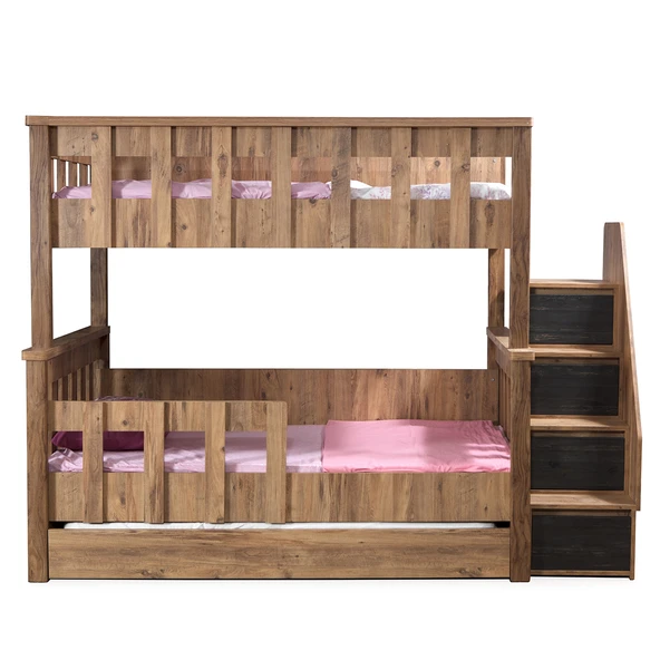 Ranza, Diva Mdf Profil Ayrılabilir 3lü Ranza 3 Adet Comfort Yatak - Resim 10