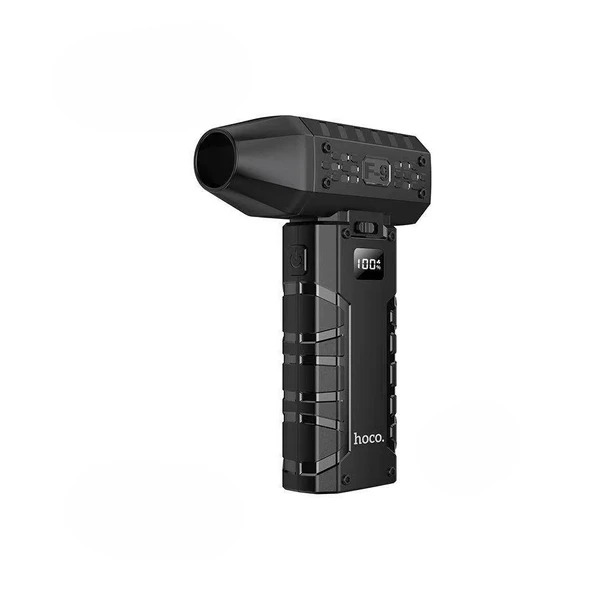 HOCO 2in1 Şarjlı Araç Kurutucu Mini Turbo Jet Fanı Toz Alma Su Da - Resim 2