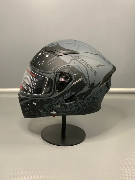 JK20 Çenesi Açılır Kapanır Kask Vizörü Ayrı Açılan, ECE R22.05 Sertifikalı - 3