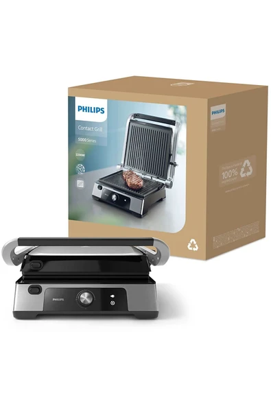 Philips HD6301/90 2200W 5000 Serisi Izgara Ve Tost Makinesi - 5