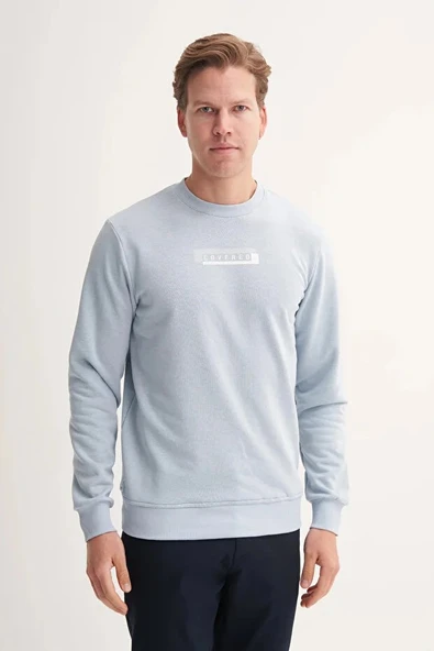 Cazador Pamuk Karışımlı Mevsimlik 3 İplik Slim Fit Sweatshirt-53875 - Resim 2