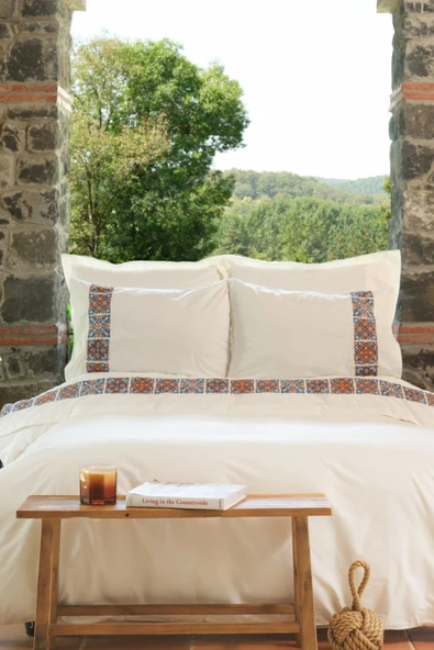 Karaca Home Fleur Multi Tek Kişilik Nakışlı Nevresim Takımı  ürün görseli