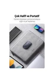 Ugreen 2.4Ghz Sessiz Tuşlu Kablosuz Optik Mouse Gri 90373 - 2
