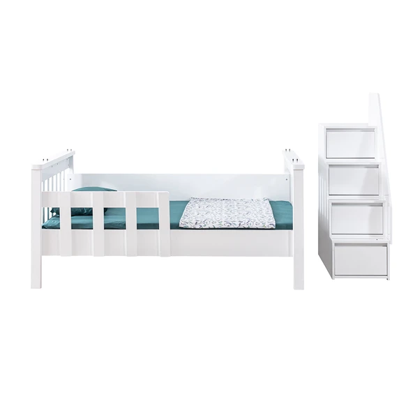 Ranza, Diva Mdf Profil Ayrılabilir Ranza - Beyaz 2 Adet Comfort Yatak - Resim 4