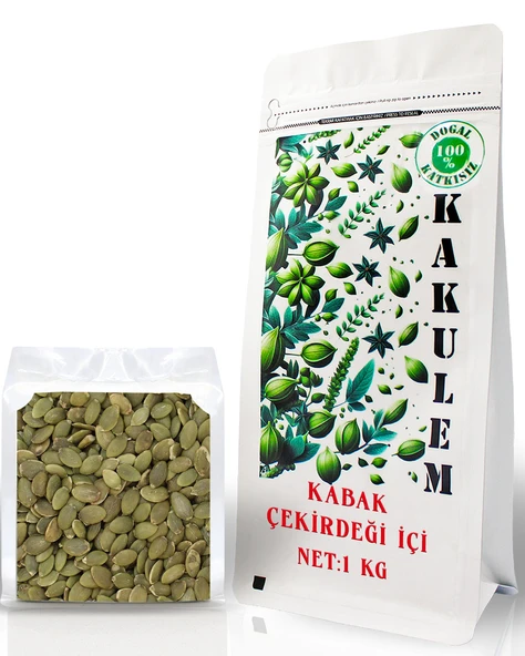 KAKULEM SERTİFİKALI Katkısız Çiğ Kabak Çekirdeği İçi 1 KG ürün görseli