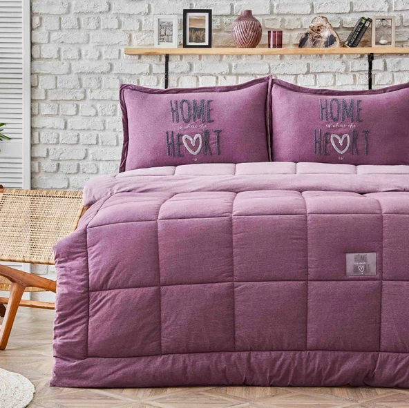 Karaca Home Softy Lila Tek Kişilik Cotton Comfort  ürün görseli