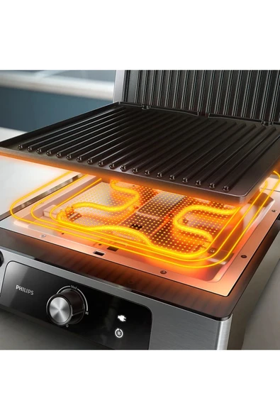 Philips HD6301/90 2200W 5000 Serisi Izgara Ve Tost Makinesi - 3