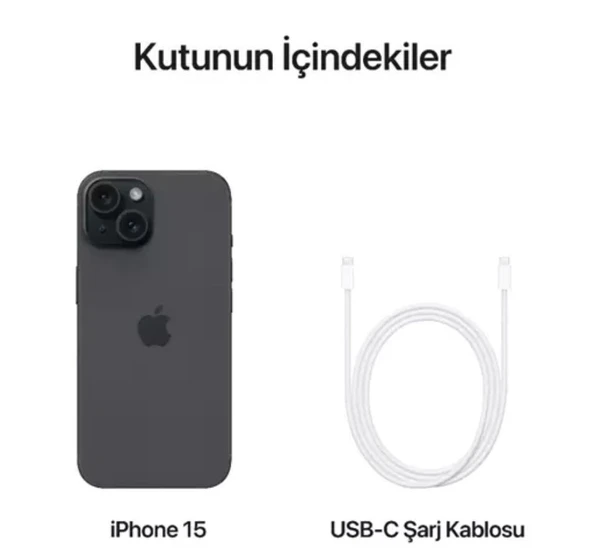 Apple iPhone 15 256 GB Siyah - 3