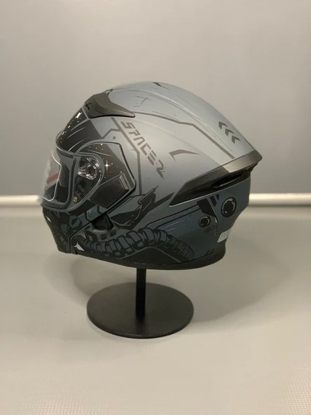 JK20 Çenesi Açılır Kapanır Kask Vizörü Ayrı Açılan, ECE R22.05 Sertifikalı - 4