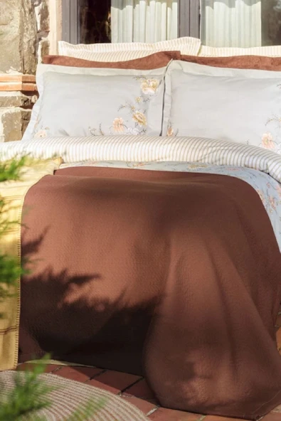 Karaca Home Clara Kahve Çift Kişilik Winter Set - Resim 7