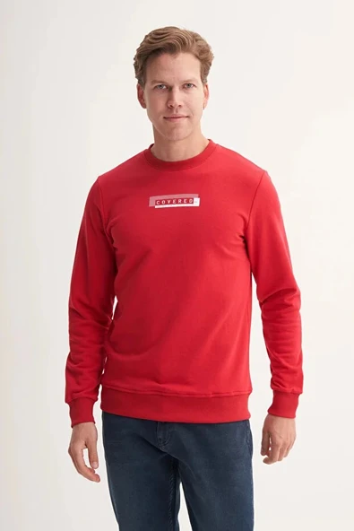 Cazador Pamuk Karışımlı Mevsimlik 3 İplik Slim Fit Sweatshirt-53875 - Resim 2