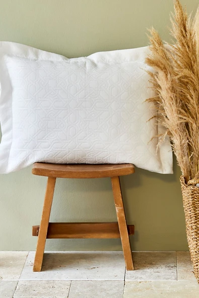 Karaca Home Back To Basic Beyaz Tek Kişilik Yatak Örtüsü - Resim 10