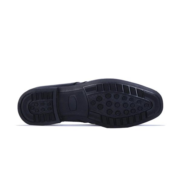 Baloğlu 1162 Siyah Kauçuk %100 Deri Erkek Klasik Ayakkabı - Resim 4