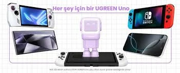 Nexode Uno 65w Robot Gan Hızlı Şarj Cihazı, Mor 35291 - 3