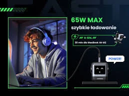 Nexode RG 65W Robot GaN Hızlı Şarj Cihazı 2xUSB-C - 1xUSB-A Gri 25685B - 2