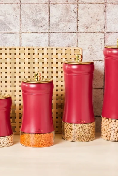 Gold Berry Vakumlu Cam Kavanoz Saklama Kabı Xl - Resim 8