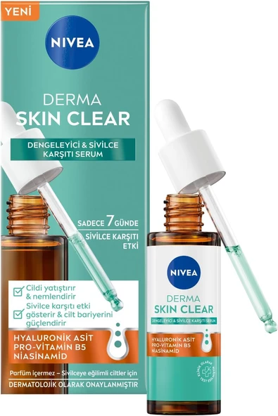 Nivea Derma Skin Clear Dengeleyici ve Sivilce Karşıtı Serum 30ml