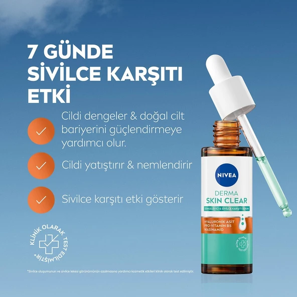 Nivea Derma Skin Clear Dengeleyici ve Sivilce Karşıtı Serum 30ml - 2