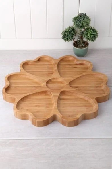 BLS 7 BOLMELI 25 CM DONERLI BAMBU SUNUM