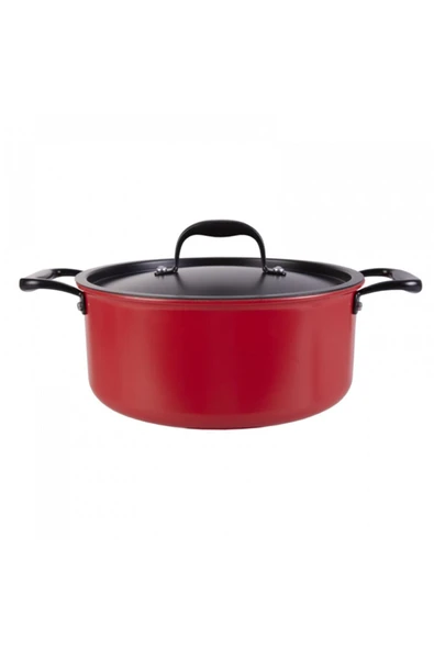 Karaca BioDiamond Pro İndüksiyon Tabanlı Japanese Red 7 Parça Tencere Seti - Resim 2